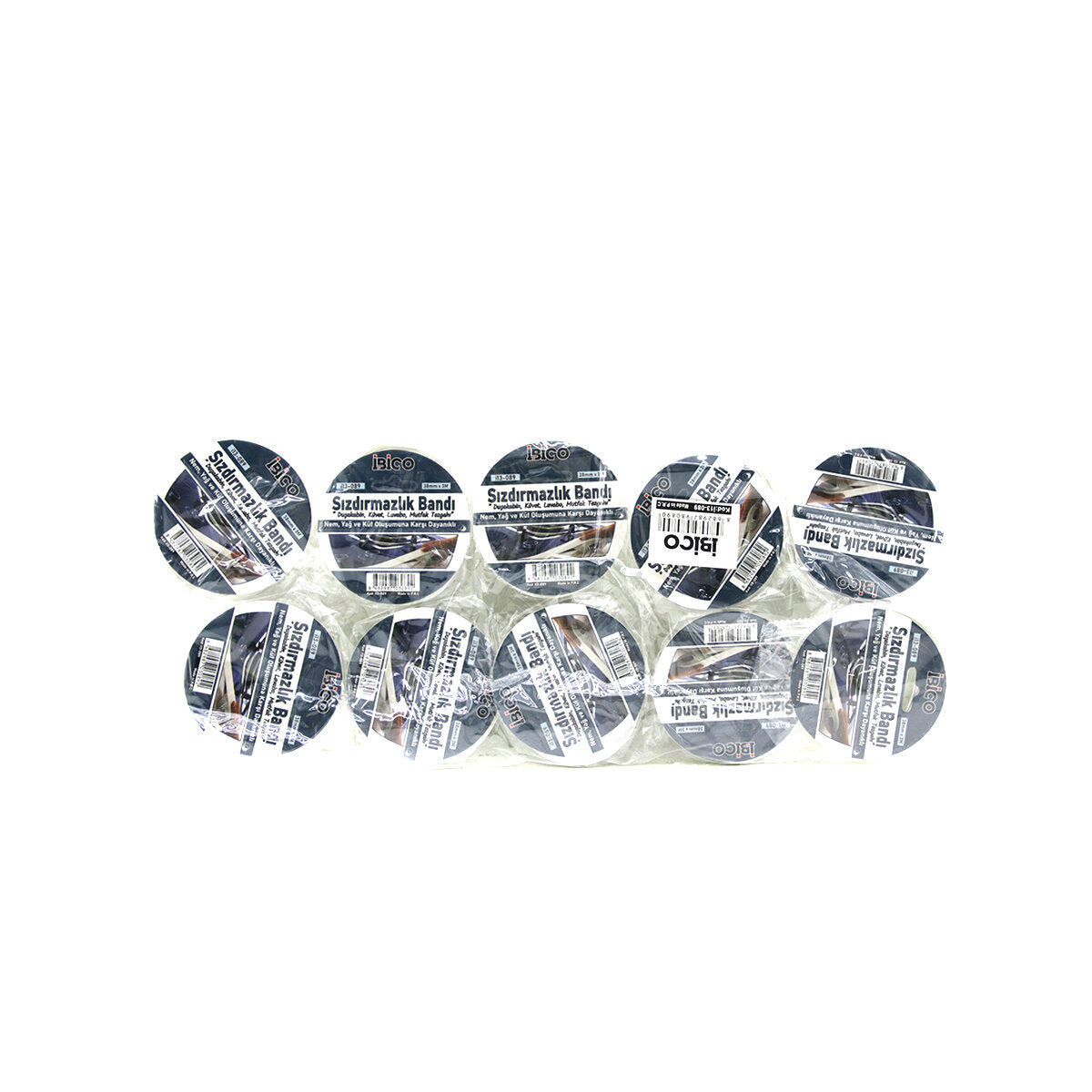 10 ADET 38MMX3MT SU SIZDIRMAZ BANT BEYAZ (5643)