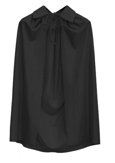 Siyah Renk Yakalı Çocuk Pelerin 90 cm (5643)