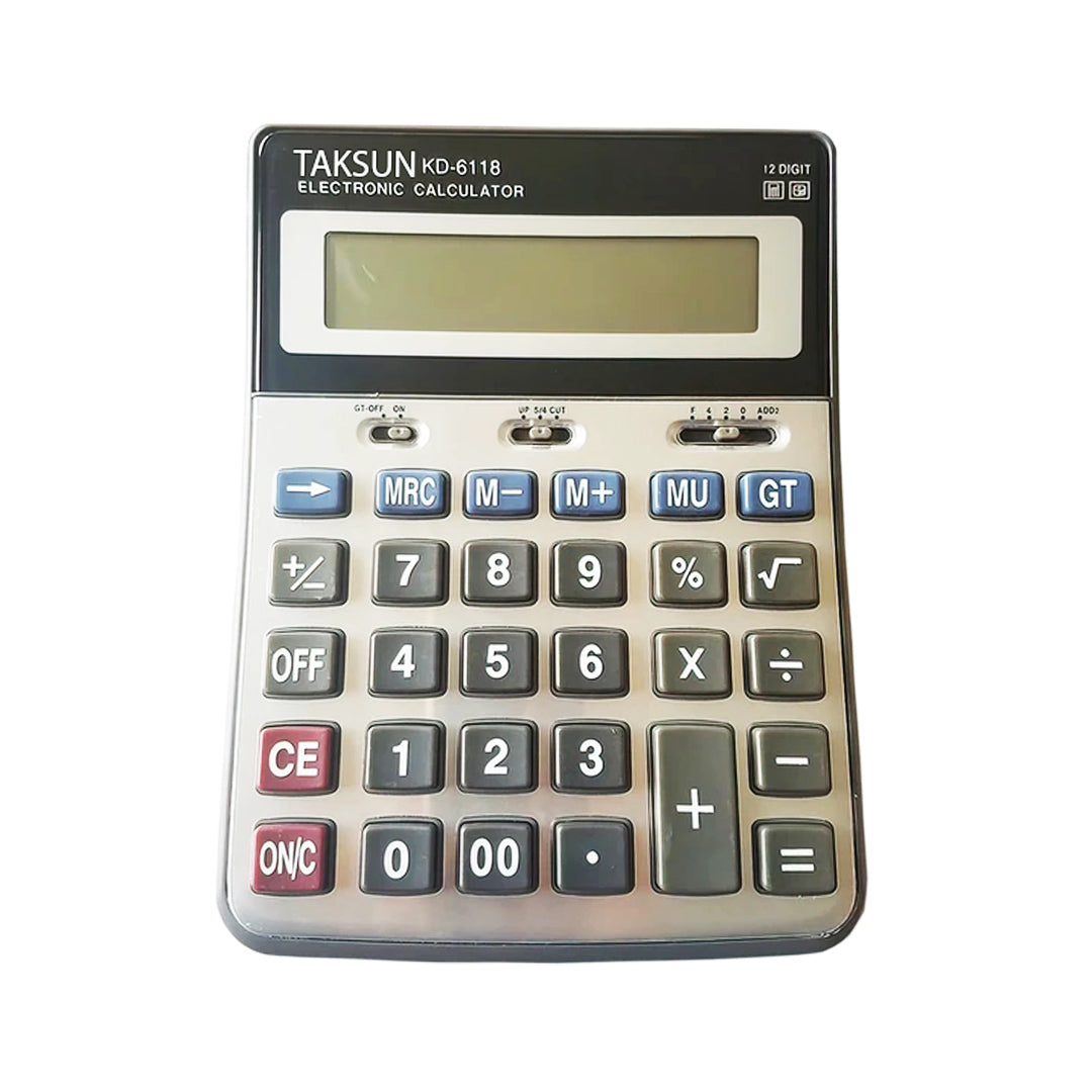 12 HANELİ HESAP MAKİNESİ TS-6118 (5643)