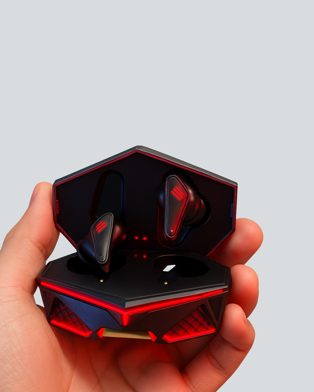 Led Işıklı Metal Kasa Kablosuz Kulaklık Yeni Nesil