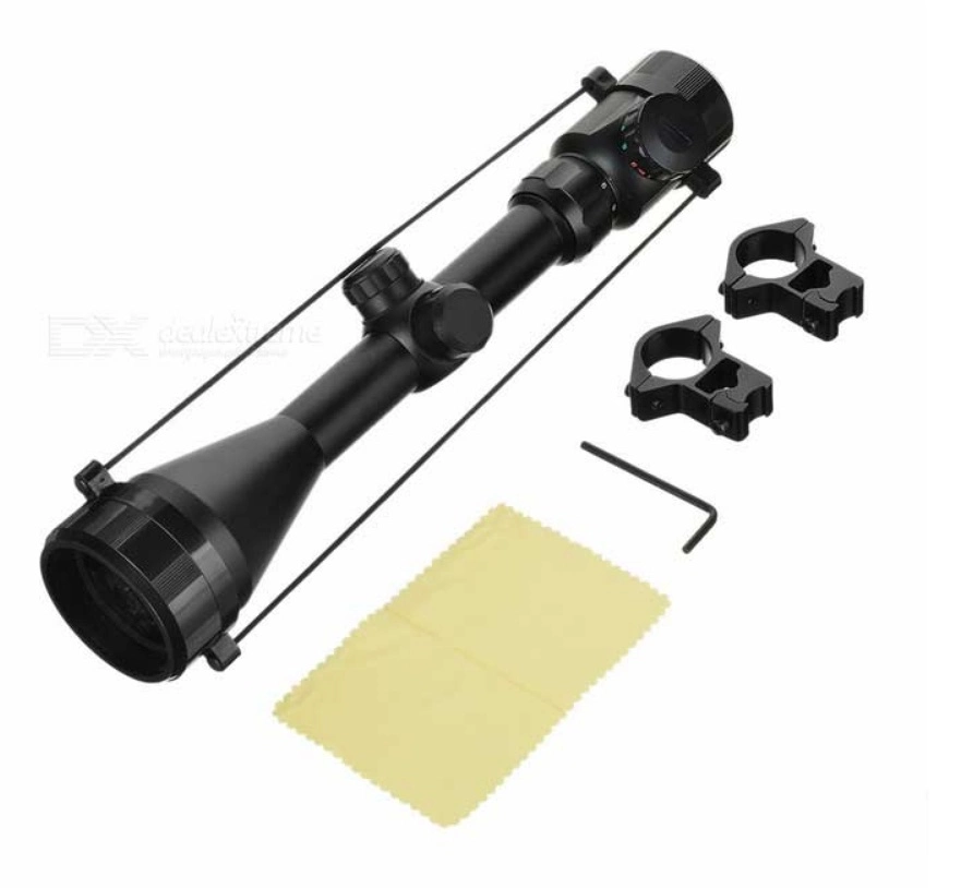 3-9x50eg Yüksek Kaliteli Çift Işık Kırmızı Yeşil Kaynaklı Avcılık Dürbün