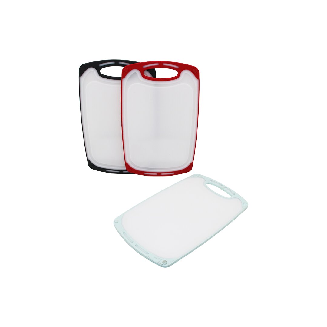 31X20CM KÜÇÜK PLASTİK KESİM PANOSU KAYMAZ SİLİKON KENARLIK - 10MM KALINLIK (5643)