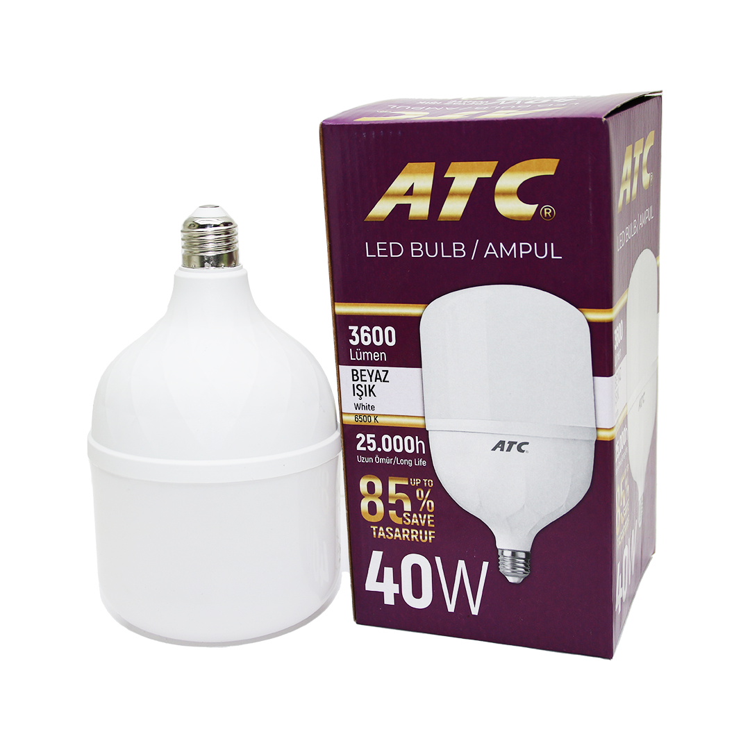 40W TORCH LED BULB AMPUL BEYAZ E27 (5643)