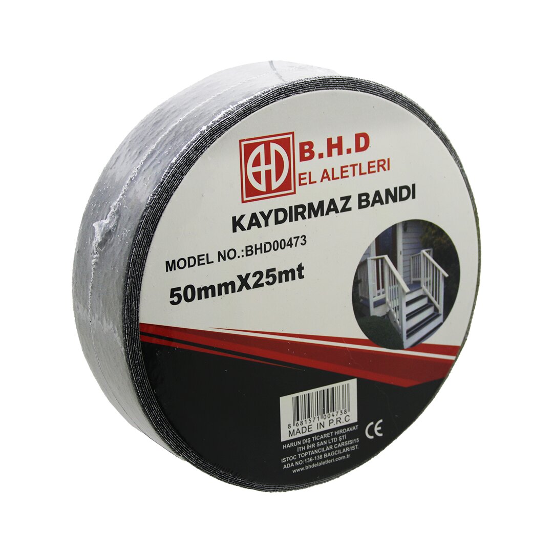 50MM X 25MT KAYDIRMAZ SİYAH BANT (5643)