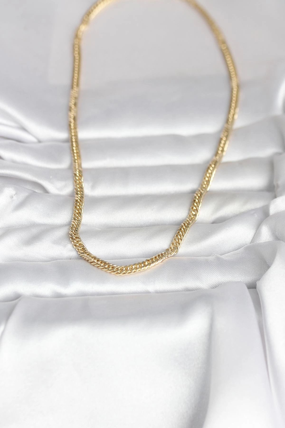 CM 14K Gold Renk Zincir Model 45 cm Kadın Kolye