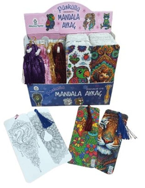 Püsküllü Mandala Ayraç Çocuklar İçin (400'lü Set)