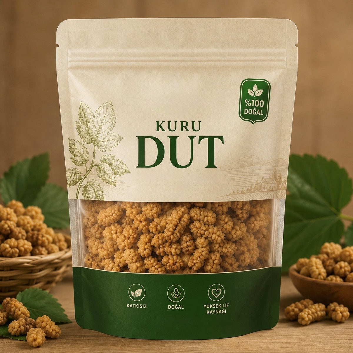 Kuru Dut 1 Kg – Doğal Kuru Meyve