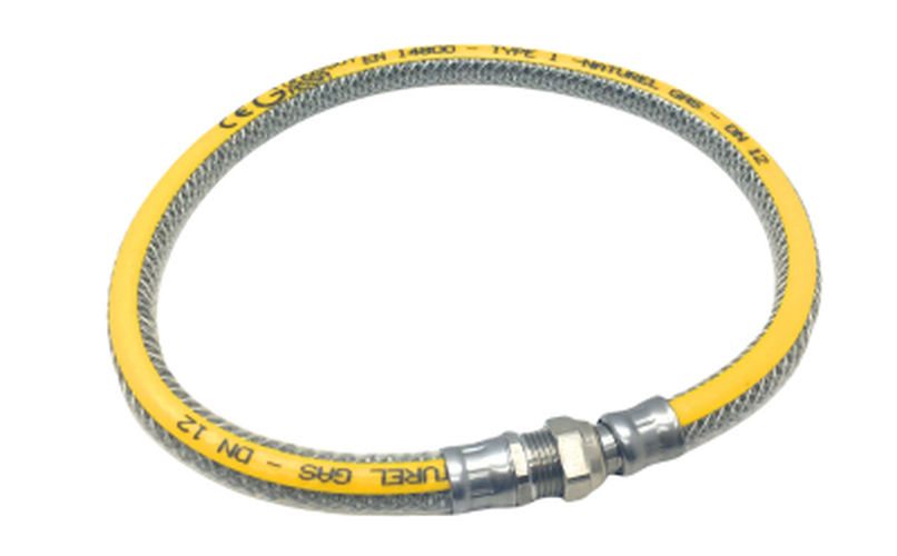 75CM FLEX DOĞALGAZ HORTUMU ÇELİK ÖRGÜLÜ (5643)