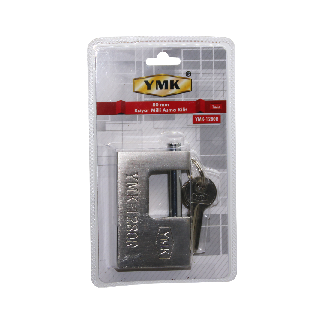 80MM GRİ KAYAR MİLLİ ASMA KİLİT (5643)