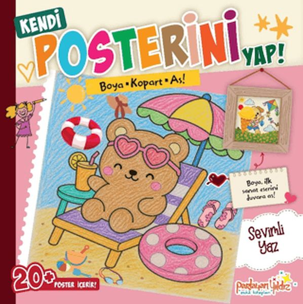 Kendi Posterini Yap! Boya Kopart As! Sevimli Yaz