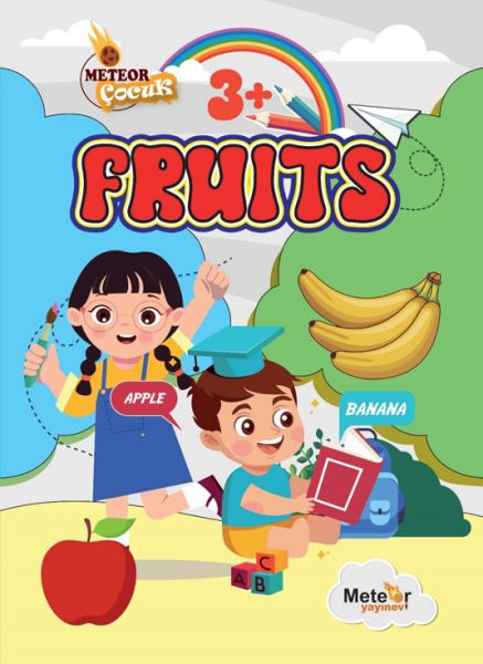 Fruıts (Meyveler) Türkçe – İngilizce Boyama Kitabı