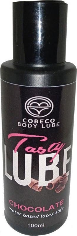 Cobeco Body Lube Water Based With Chocolate _ Tasty Lube Latex Safe 100 ml _ Latex _ Kondom Uyumlu Su Bazlı Anàl Kàydırıcı Vajìnal Kàyganlàştırıcı Çikolatalı Lubrikant Jel