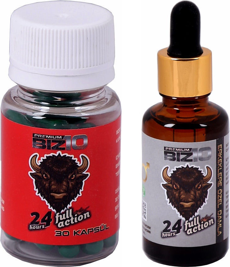 Bizon 600mg 30Lu Ve Bizon Bay azzdırı-Cı Damla 30 Ml