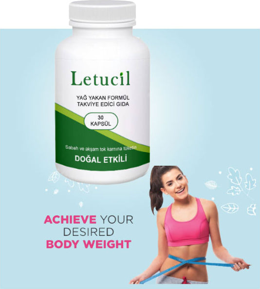 Letucil 30 Lu - Zayıflaşmanıza Inceleşmenize Yeşil Çayın ve Biberiyenin Yüksek Gücüyle Ulaşın