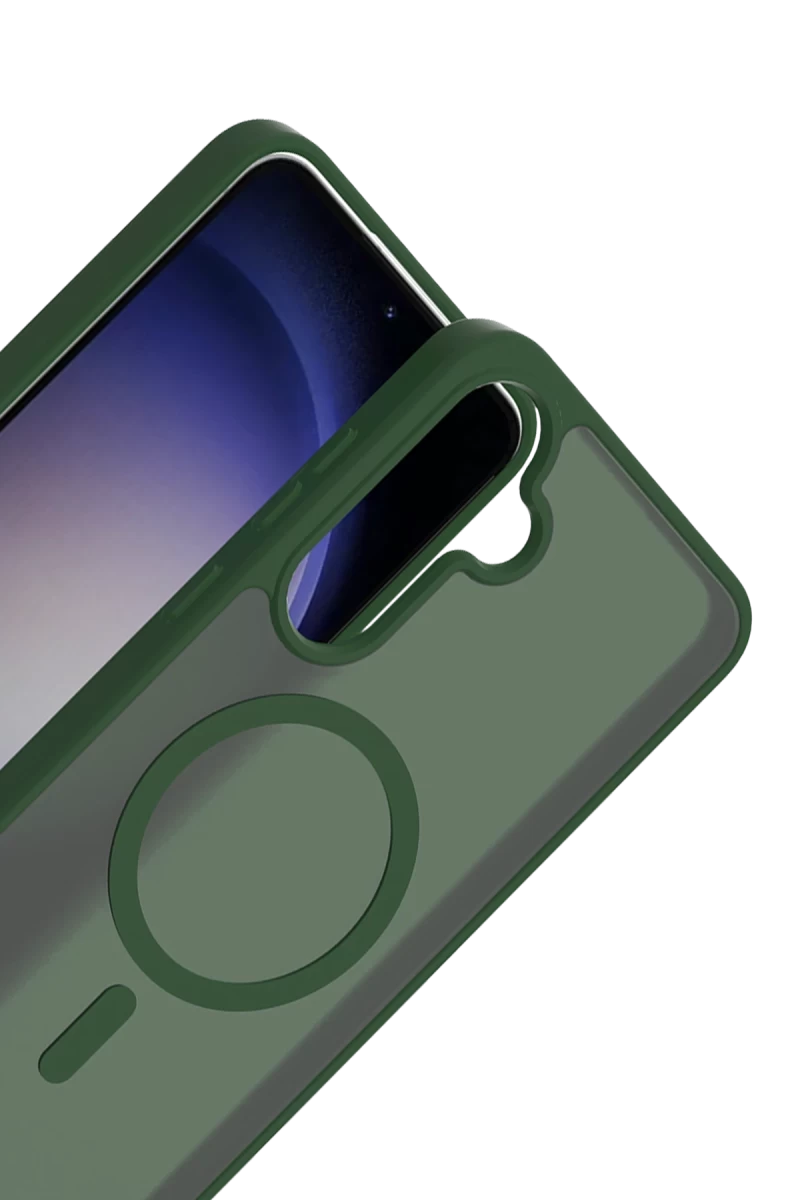 Galaxy A26 Jota Magsafe Kapak - Koyu Yeşil