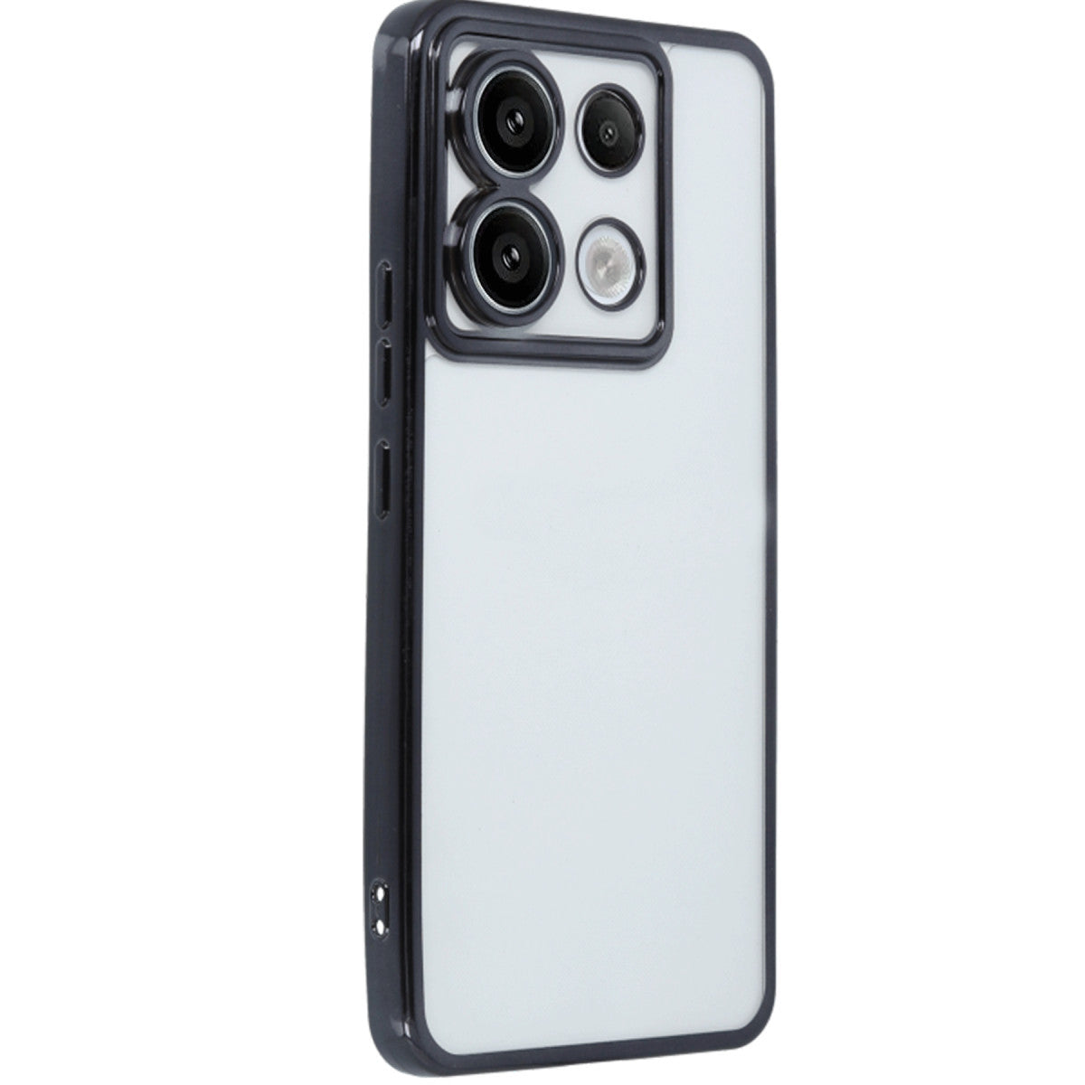 Poco X6 Kılıf Razer Lensli Silikon - Siyah