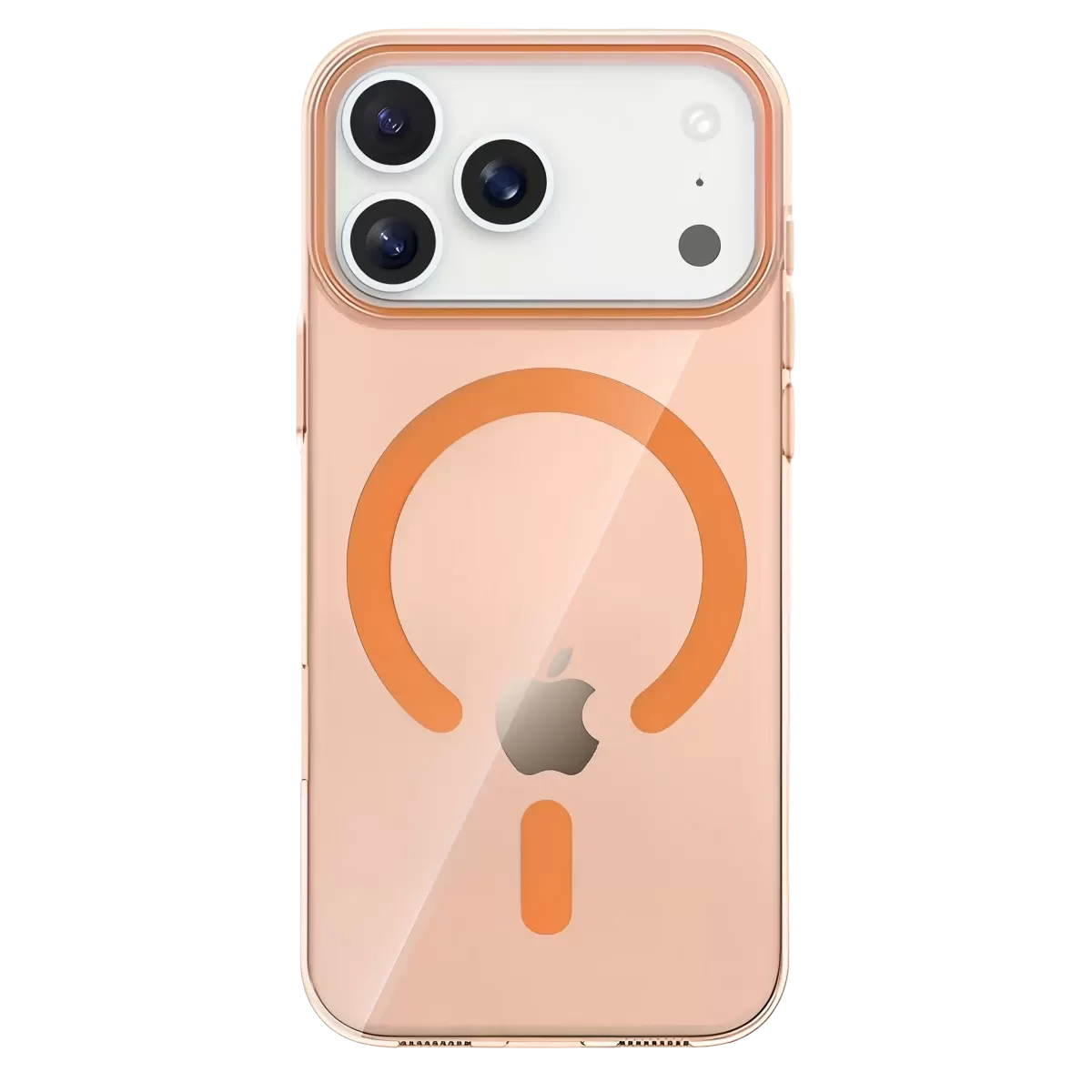 iPhone 17 Pro PC Blank Magsafe Kapak - Turuncu