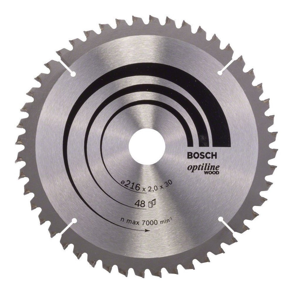216 x 2 x 30 mm 48 Diş Daire Testere Bıçağı ile Yüksek Kesim