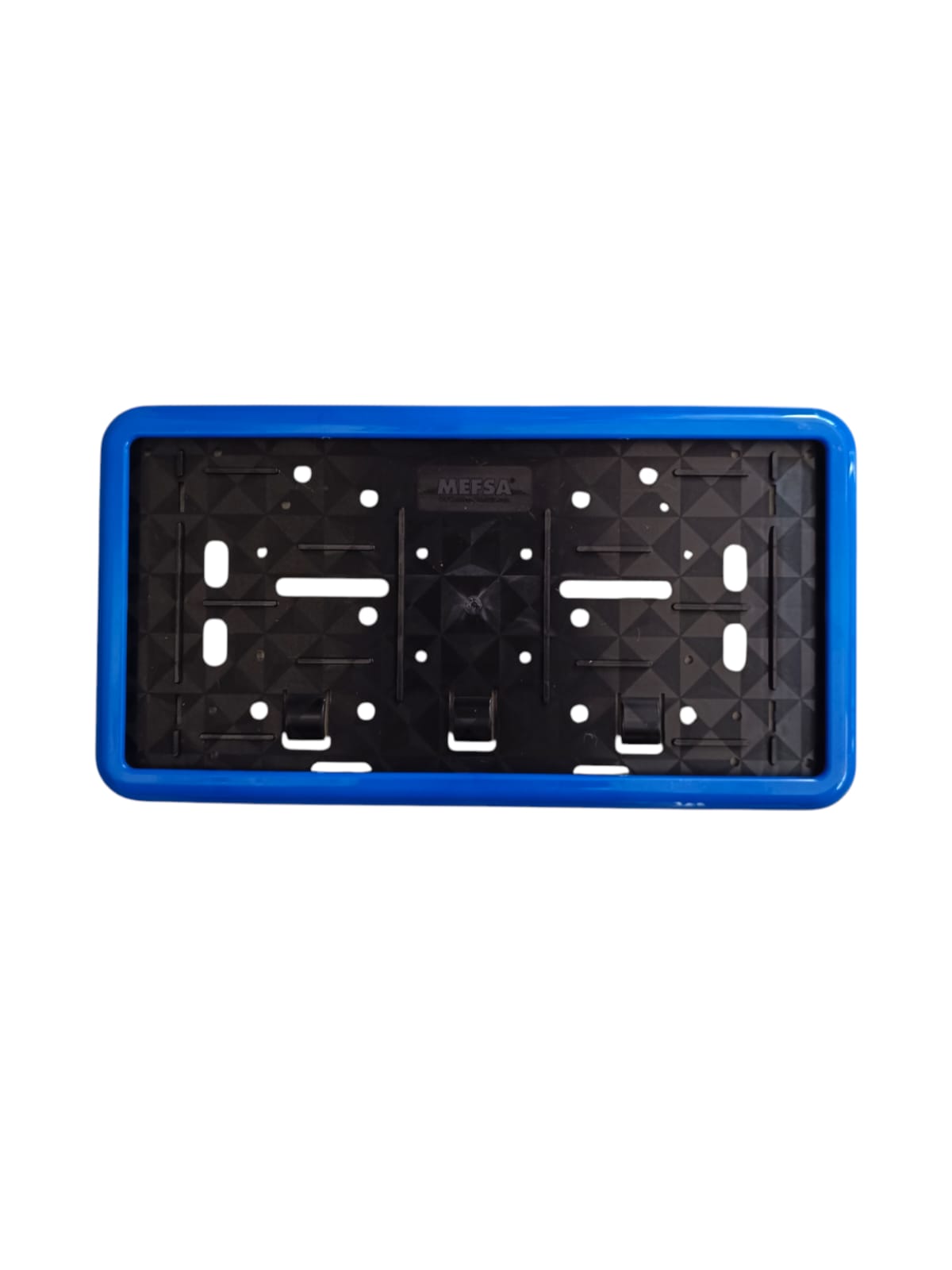 Çerçeveli Dikdörtgen Plakalık Plaka Altlığı Mavi 32X17cm 1 Adet