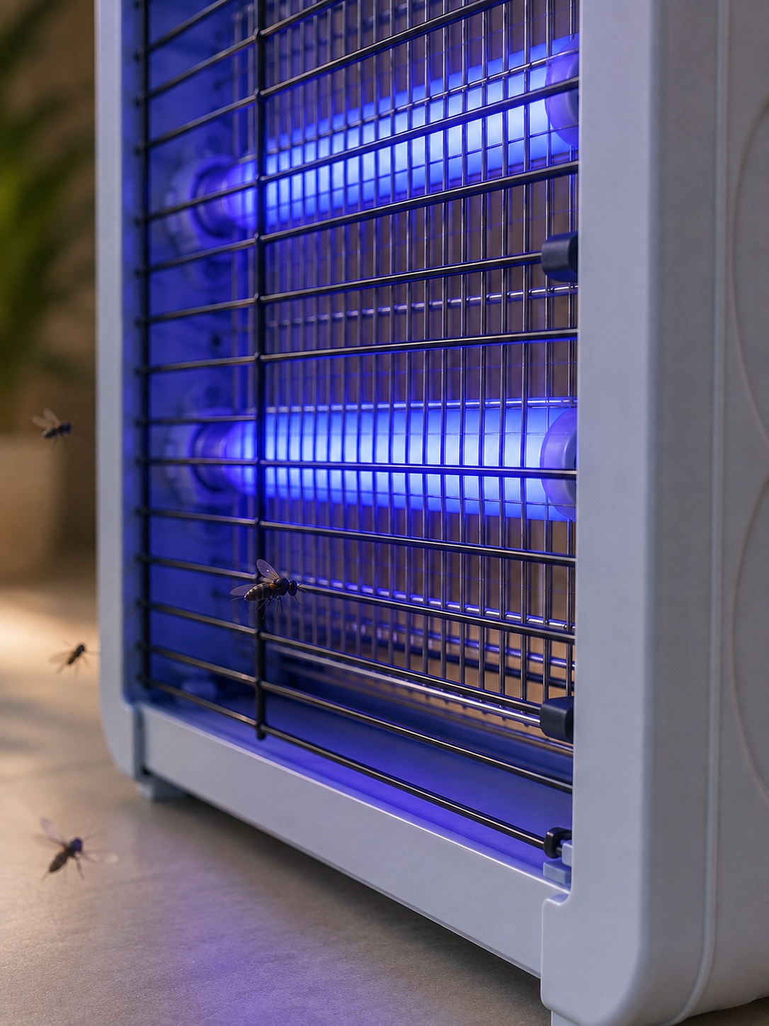 UV Işıklı Sinek Öldürücü Lamba 12W Çift Tüplü Elektrikli Böcek Öldürücü