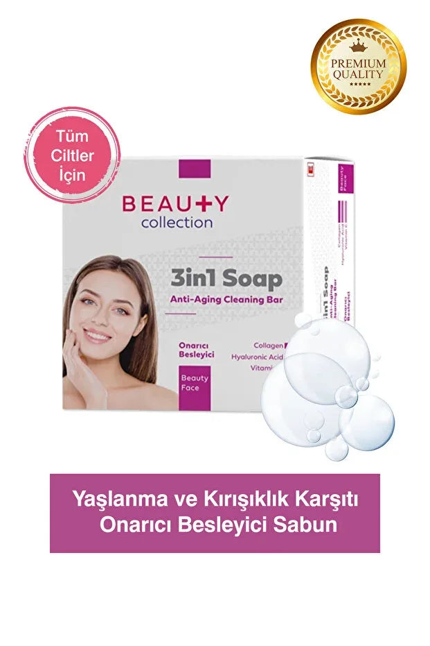 90 g Kalıp Sabun - 3'ü 1 Arada Yaşlanma Karşıtı
