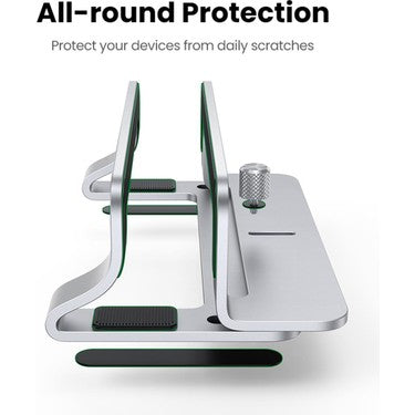 Alüminyum Notebook Standı, Dikey Tasarım ile Ergonomik Kullanım