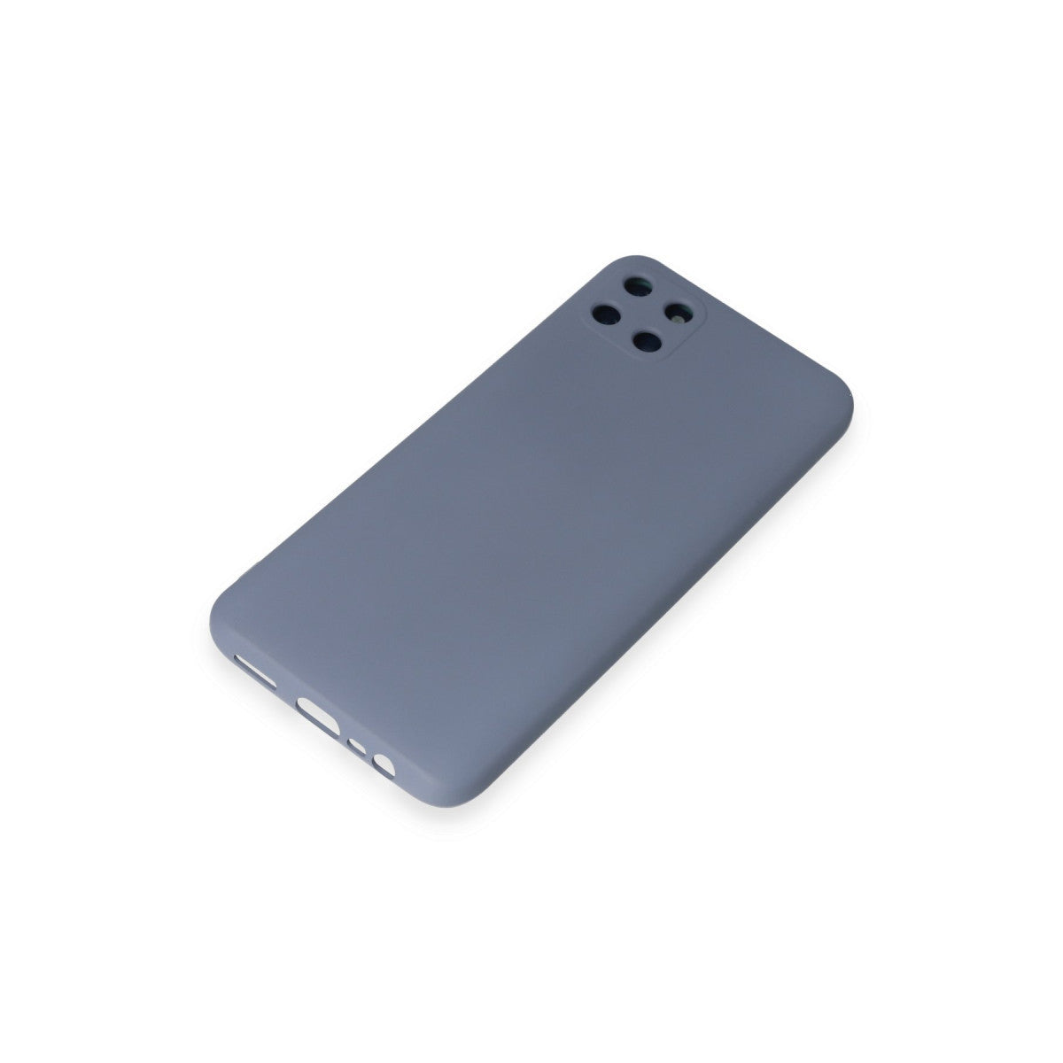 Realme C11 Kılıf Nano içi Kadife Silikon - Gri
