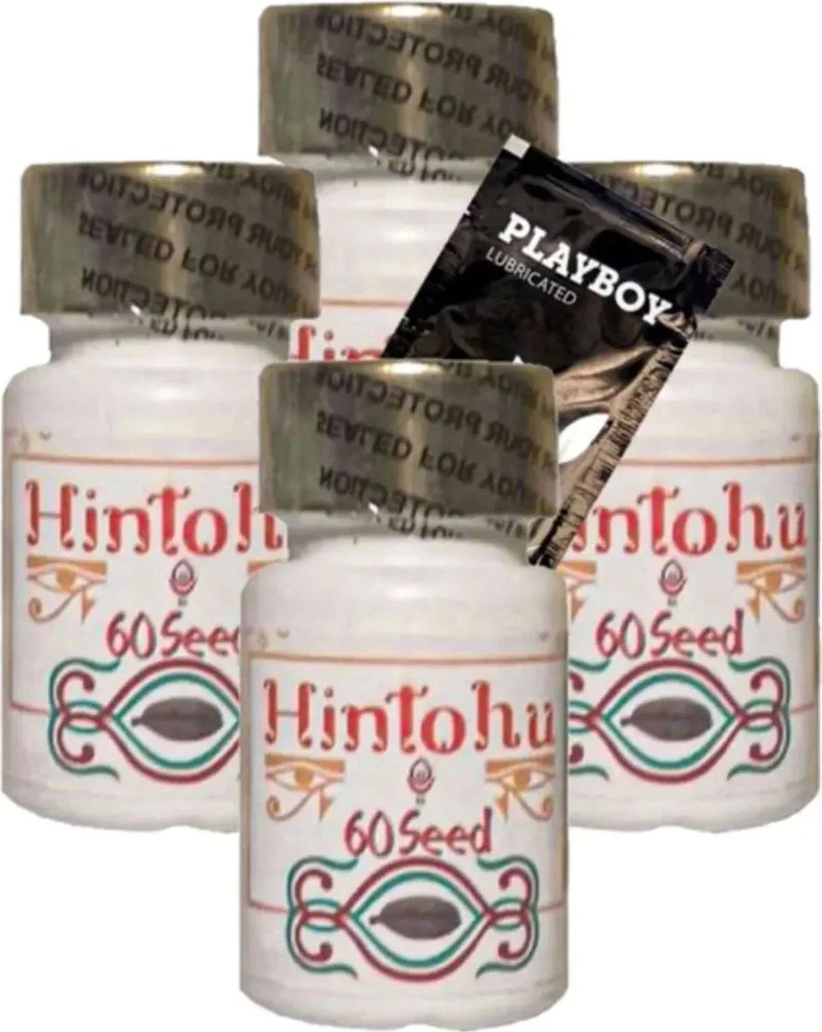 Hintohu Muzice 4lü x 60 Lı Ağıziçi Çiğnenebilir Form Tohum 1 Jel Hediye