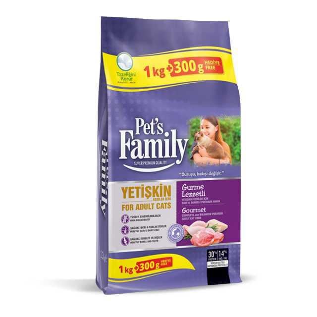 Yet. Kedi Maması Gurme 1000+300gr 1 Adet