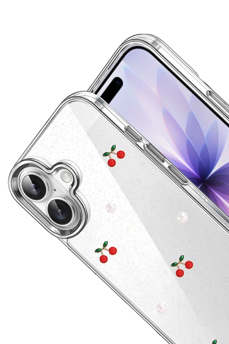 iPhone 16 Plus Fiyonk Desenli Kapak - Desen 9