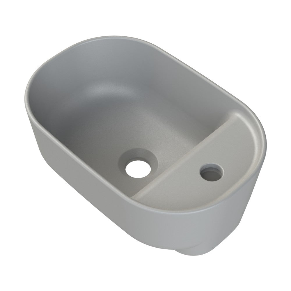 Mat Gri Aqua, 42 cm Modern Lavabo Seçeneği