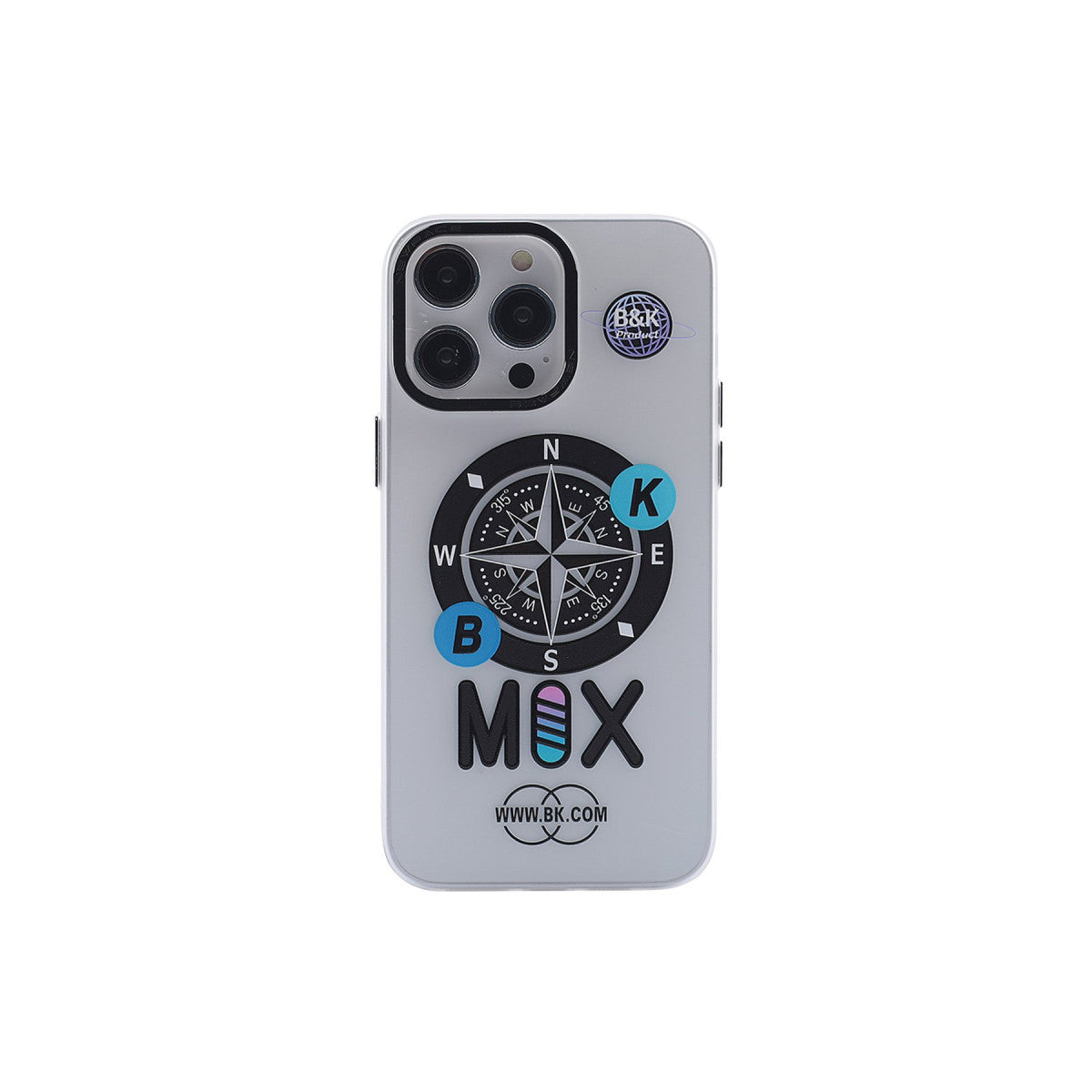 iPhone 13 Pro Kılıf Apollo Magneticsafe Desenli Kapak - Apollo Şeffaf - 3