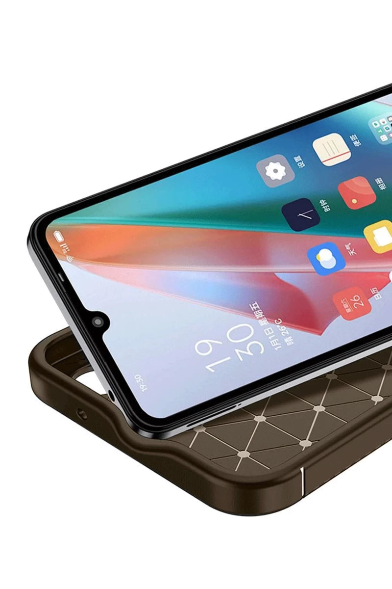 Hot 50 Pro Plus 4G Auto Focus Karbon Kapak - Kahverengi