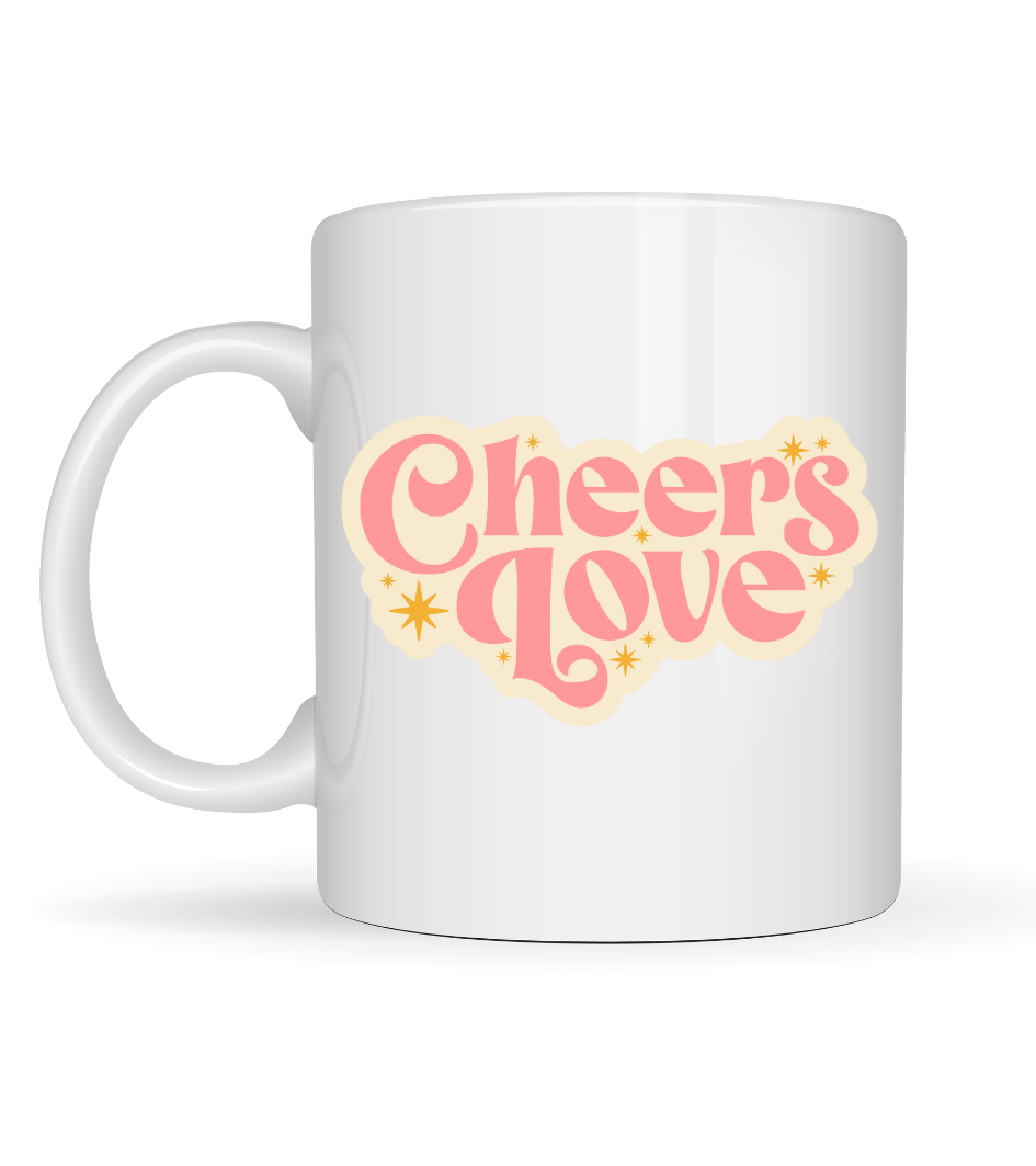 Cheers Love Kupa – Model 31 - Sevimli Tasarım, Sıcacık Kahve Keyfi - Özel Tasarım Porselen Kupa