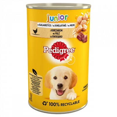 Puppy Tavuklu Soslu Yavru Köpek Konservesi 6 Adet 400 Gr