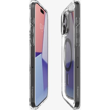 Ultra Hybrid Mag Fit Kılıf, iPhone 15 Pro ile Uyumlu ve Gri Şeffaf