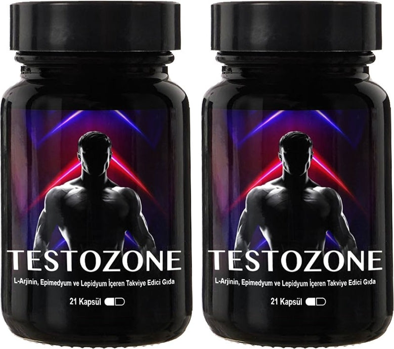 Testozone 2 Kutu Erkeklere Özel L-Argininli Lepidyumlu 21LI Formül