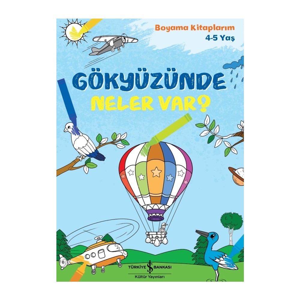 Gökyüzünde Neler Var? - Eğlenceli Boyama Kitabı