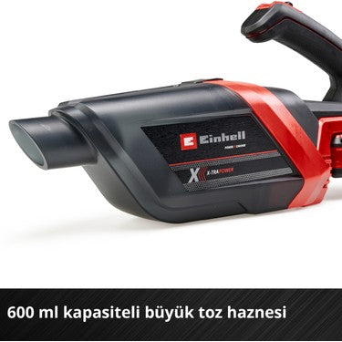 Akülü El Süpürgesi, 18V Yüksek Emiş Gücü ile Etkili