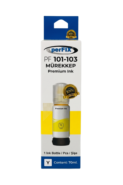 perFIX T101UY Üniversal Sarı T101Y - T103Y - T106Y - T112Y Sarı Şişe