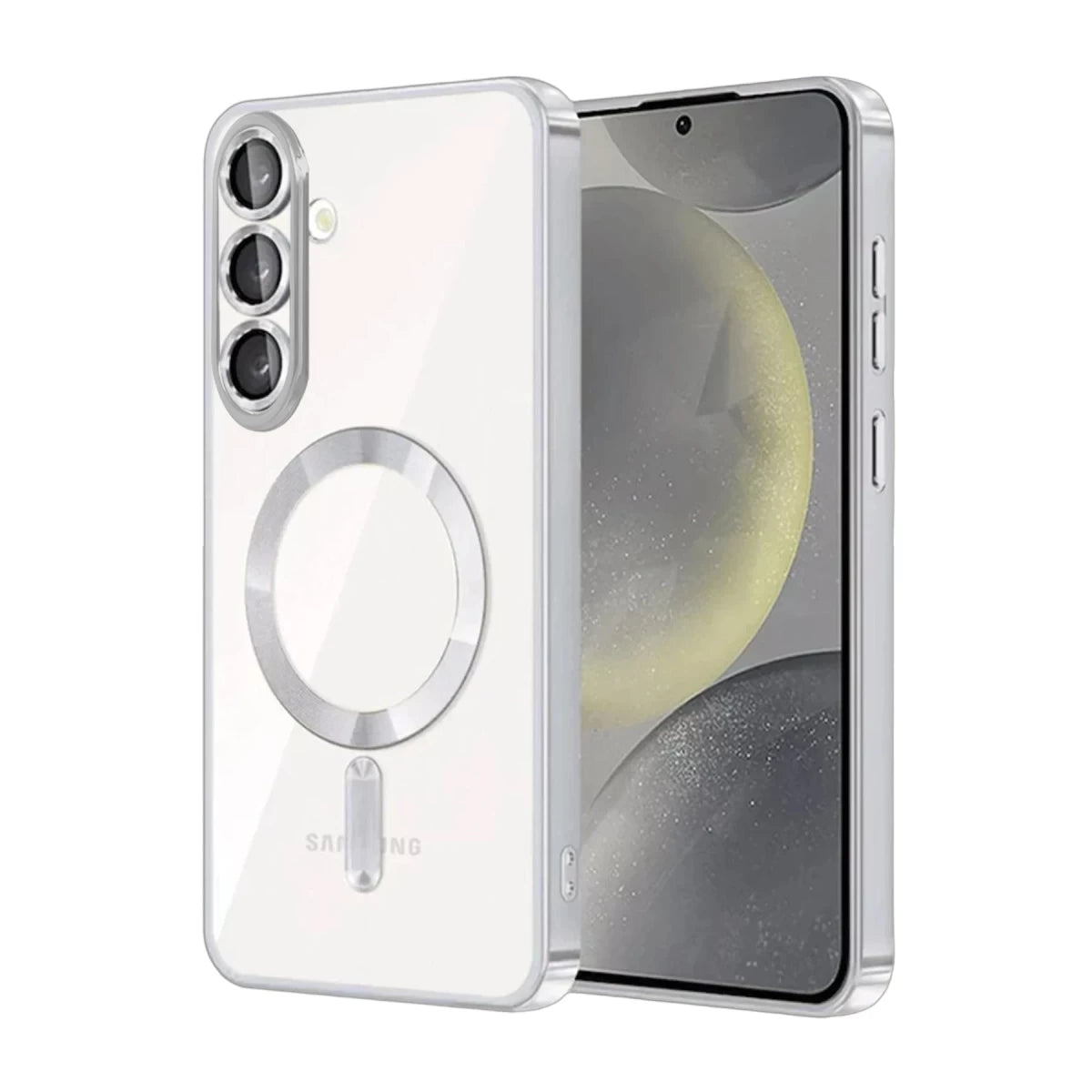 Galaxy S25 FE Kross Magneticsafe Kapak - Gümüş