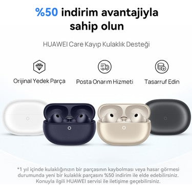 HUAWEI Freebuds Pro 5 Mavi TWS Kulak İçi Bluetooth Kulaklık, Çift Sürücülü Yapay Zeka Gürültü