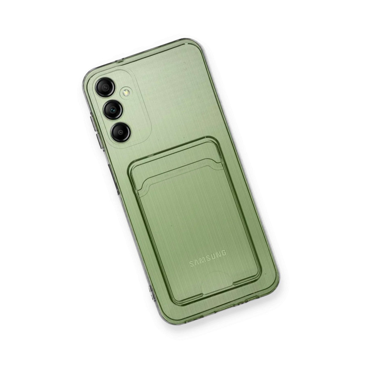 Galaxy A55 5G Kılıf Kart Şeffaf Silikon - Şeffaf