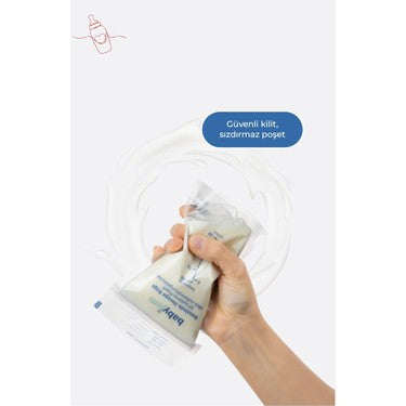 Ultra Koruyucu Süt Saklama Poşetleri, 25 Adet BPA İçermeyen Pratik Kullanım