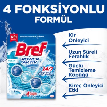 Okyanus 3'lü Duopack Tuvalet Temizlik Ürünü Ferahlatıcı Koku