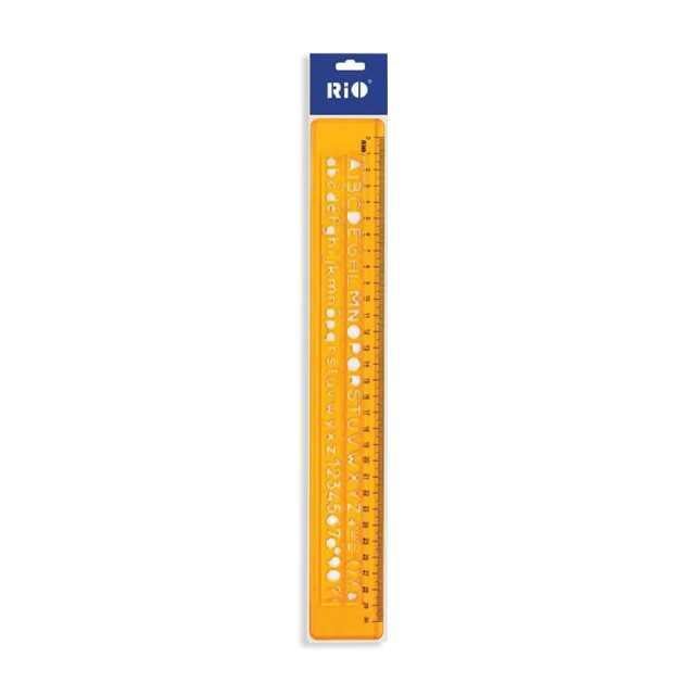 805 Üniversal Yazı Şablonu 30 cm Cetvel 1 Adet