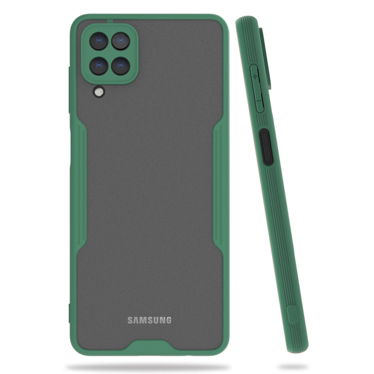 Galaxy A22 Kılıf Platin Silikon - Yeşil