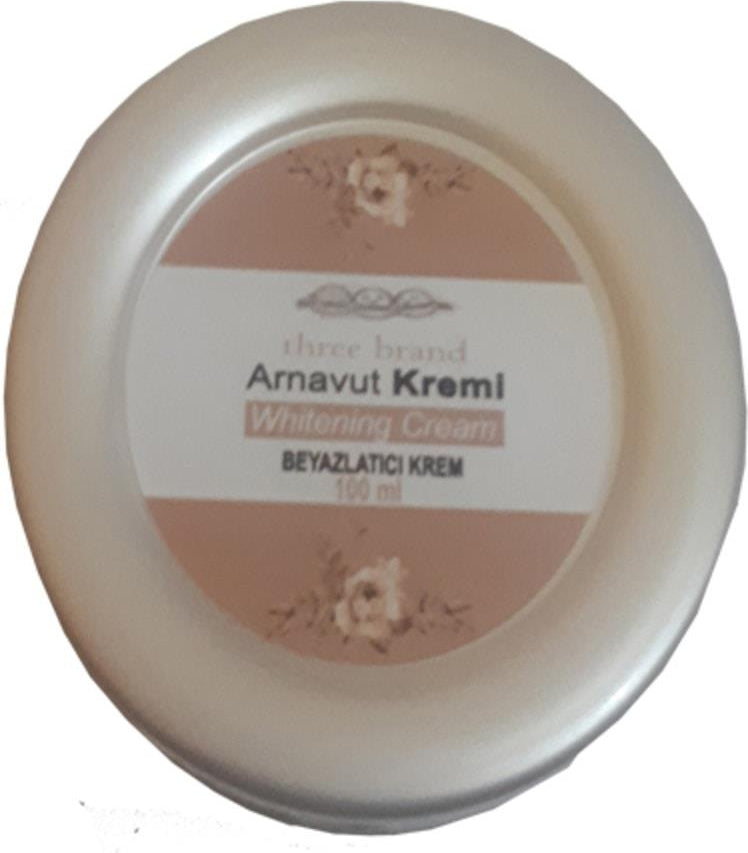 Three Brand Whitening Cream 100ML Arnavut Kremi Aklık Kremi 3 Adet