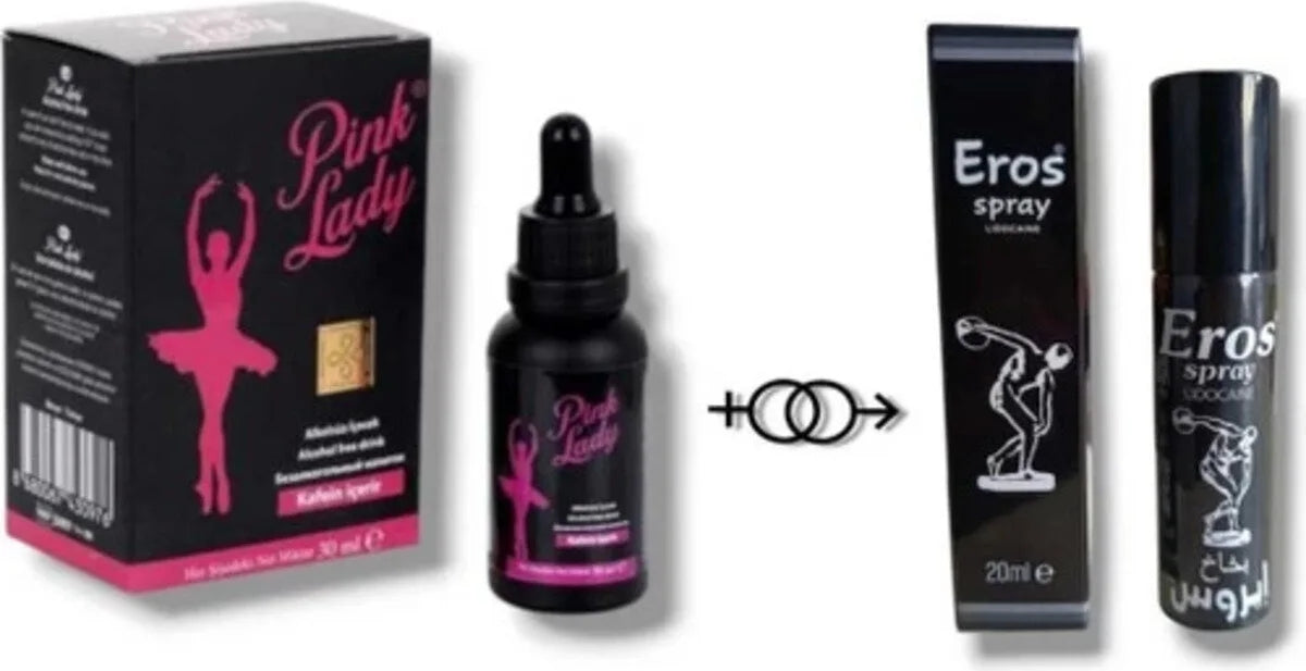 Süper Pink Lady Kadınlara Özel Damla + Eros Sprey
