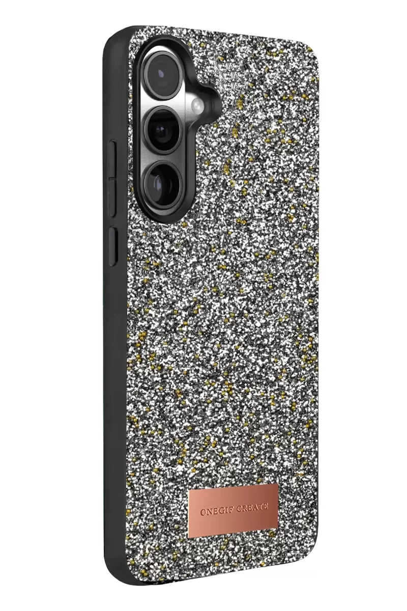 Galaxy A37 5G Bright Simli Kapak - Gold